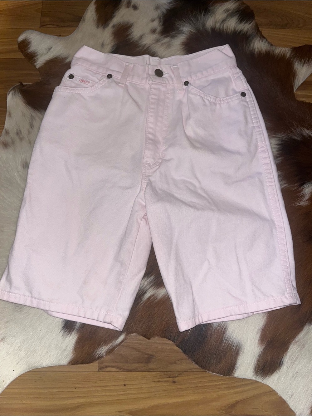 Vintage CHIC brand light pink Bermuda shorts size 24 (0) GUC